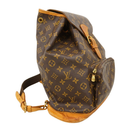Louis Vuitton Backpack Monogram Montsouris GM Brown — view 2