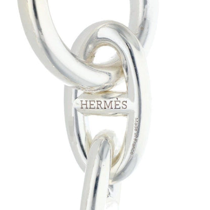 Hermes Chaine D'ancre Chaine D'ancre Silver Choker Necklace Men's GM