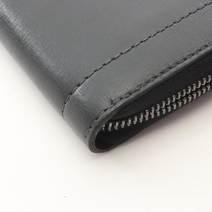 Louis Vuitton Round Long Wallet Zippy Organizer Basalt Leather or — view 8