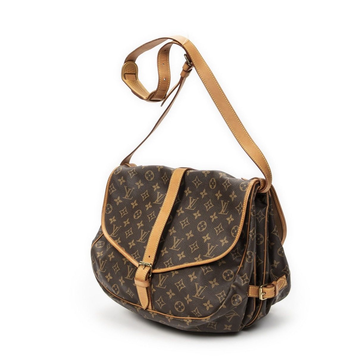 Louis Vuitton Saumur Brown Monogram Canvas — view 2