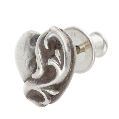 Chrome Hearts Stud Heart Silver Earrings