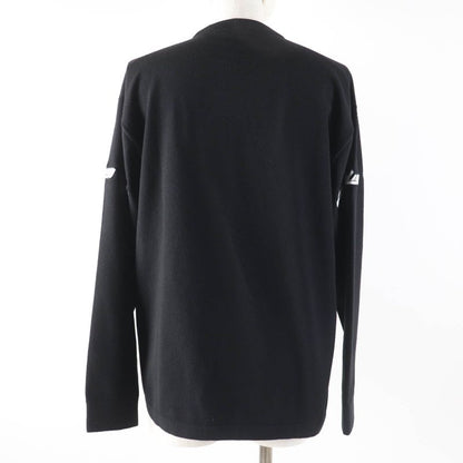 Louis Vuitton 2022 LV Vitesse Wool Long Sleeve Knit Black XS Made In Italy