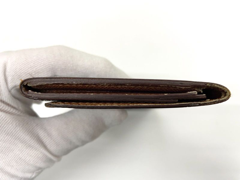 Louis Vuitton ルイ・ヴィトン モノグラム ポルトフォイユ・3カルトクレディ円 長財布 M61818 ブラウン スペイン製