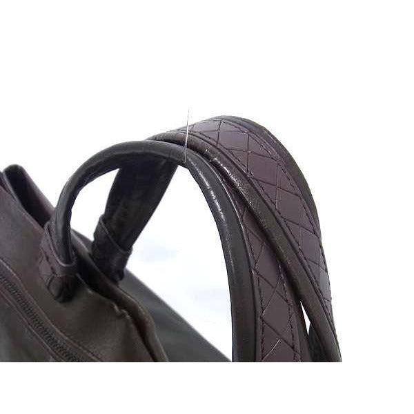 Bottega Veneta Handbag Intrecciato Scolpito Dark Brown Leather — view 2