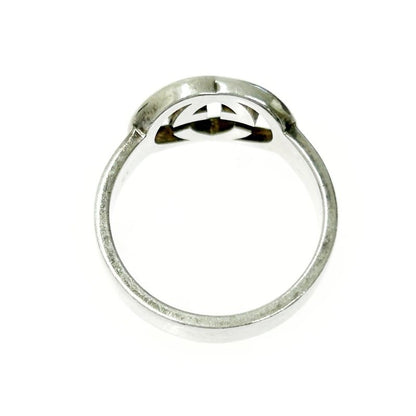 Gucci Silver Interlocking G Ring 4.7g 925 Engraved 388691 Ring