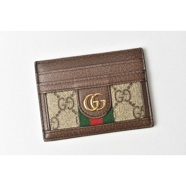 Gucci Card Case Business Holder Beige Brown 96 iwg 8745 — view 2
