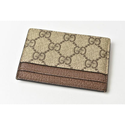 Gucci Card Case Business Holder Beige Brown 96 iwg 8745 — view 4