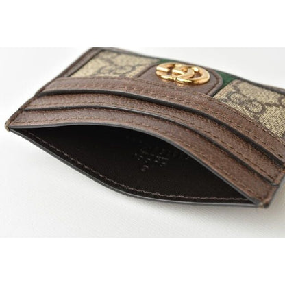 Gucci Card Case Business Holder Beige Brown 96 iwg 8745 — view 5