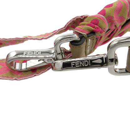 Fendi Strap You Tyrolean Tape Floral Pattern Ribbon Shoulder Strap Leather /