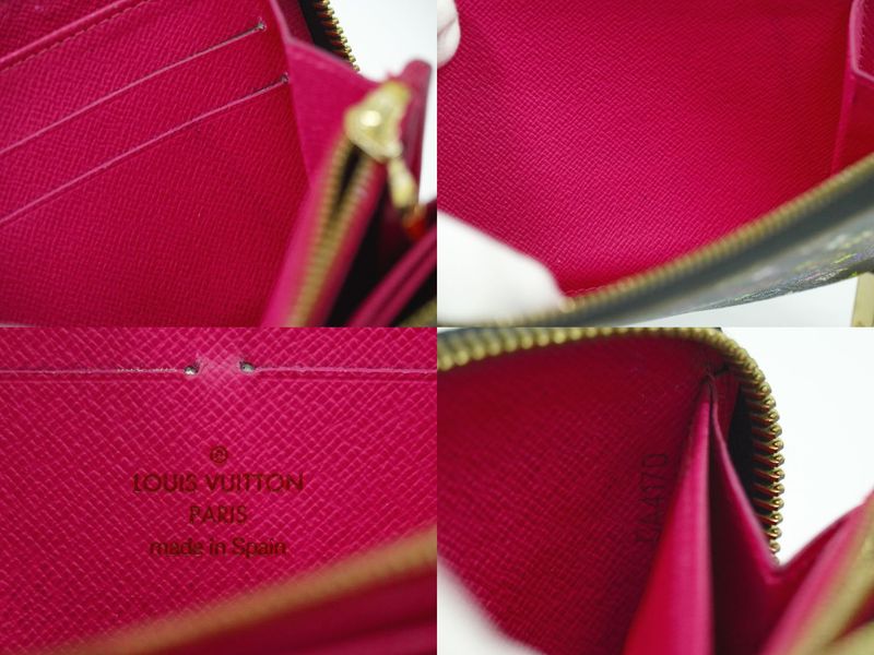 Authentic Louis Vuitton LV Zippy Wallet Monogram Multicolor Long Wallet Noir