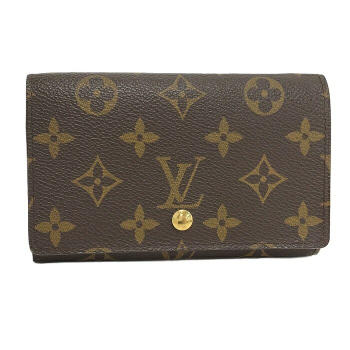 Louis Vuitton Portmonnais Bietresole Fold Wallet Monogram Brown M61730