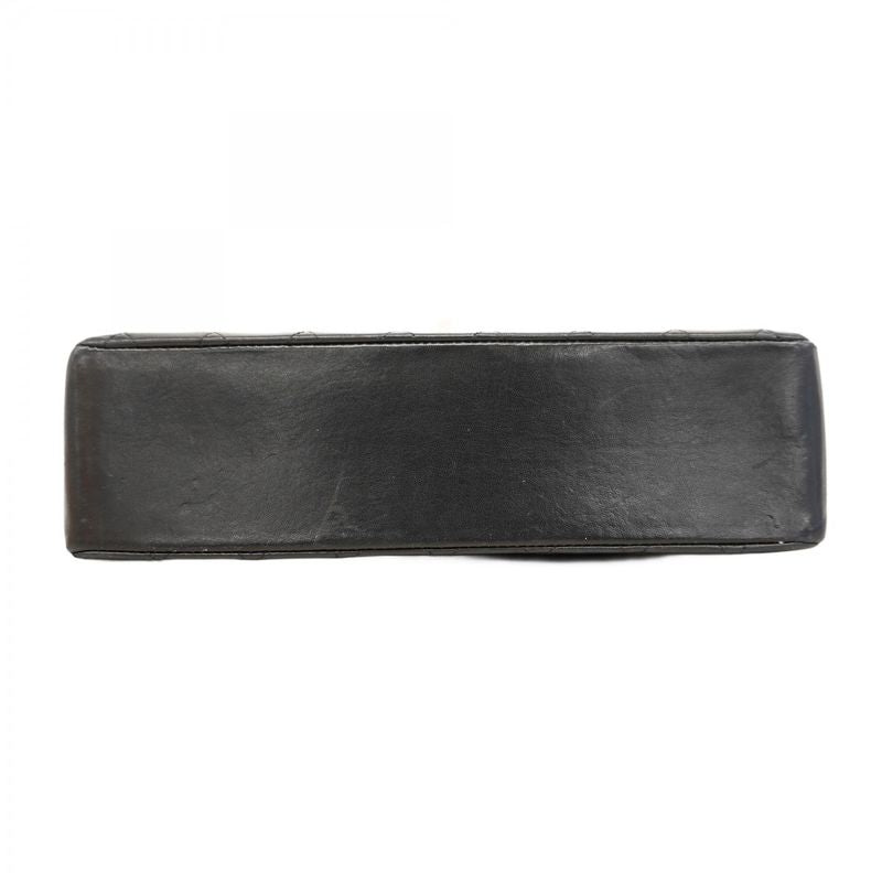 Chanel Shoulder Bag Matelasse Lambskin Black Gold Hardware Women