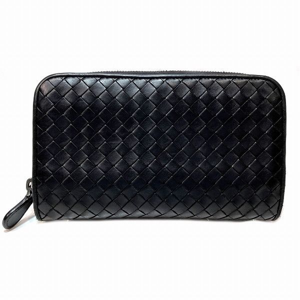 Bottega Veneta Intrecciato Long Wallet With Two Folds Unisex