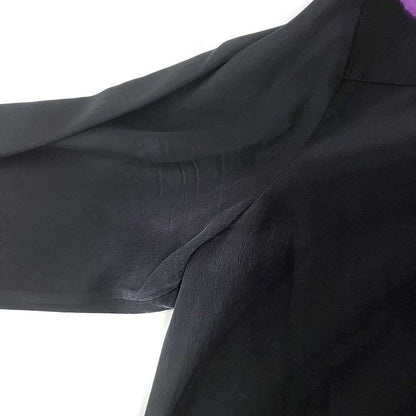 Chanel 15ss Flower Silk Shirt P51441v38310 Black Mix 44