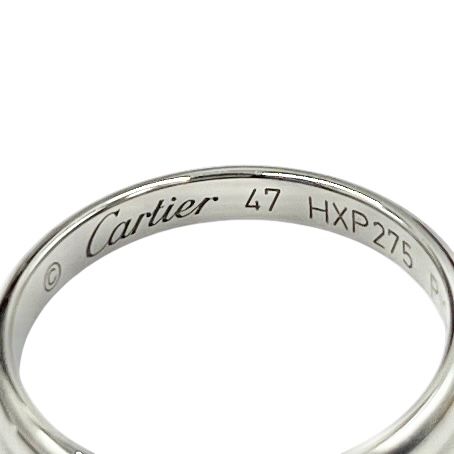 Cartier Ring - Pt950 Platinum #7 Pt950 Platinum #7 Wedding Simple Silver