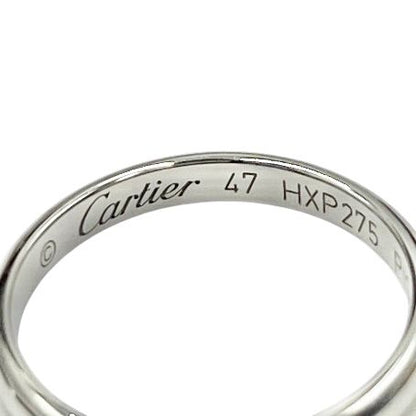 Cartier Ring - Pt950 Platinum #7 Pt950 Platinum #7 Wedding Simple Silver
