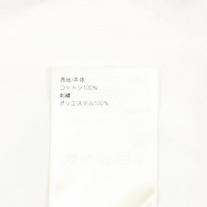 Louis Vuitton Short Sleeve T-Shirt Logo Embroidery White Cotton — view 4