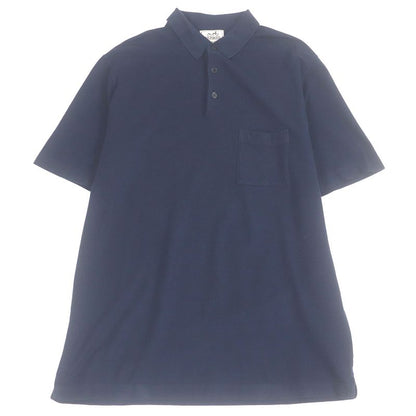 Hermes 2023 100% Cotton Short Sleeve Short Sleeved Polo Shirt Cut
