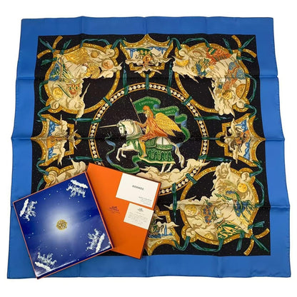 Hermes Scarf Carre 90 le Triomphe du Paladin Victory of the Knights Justice