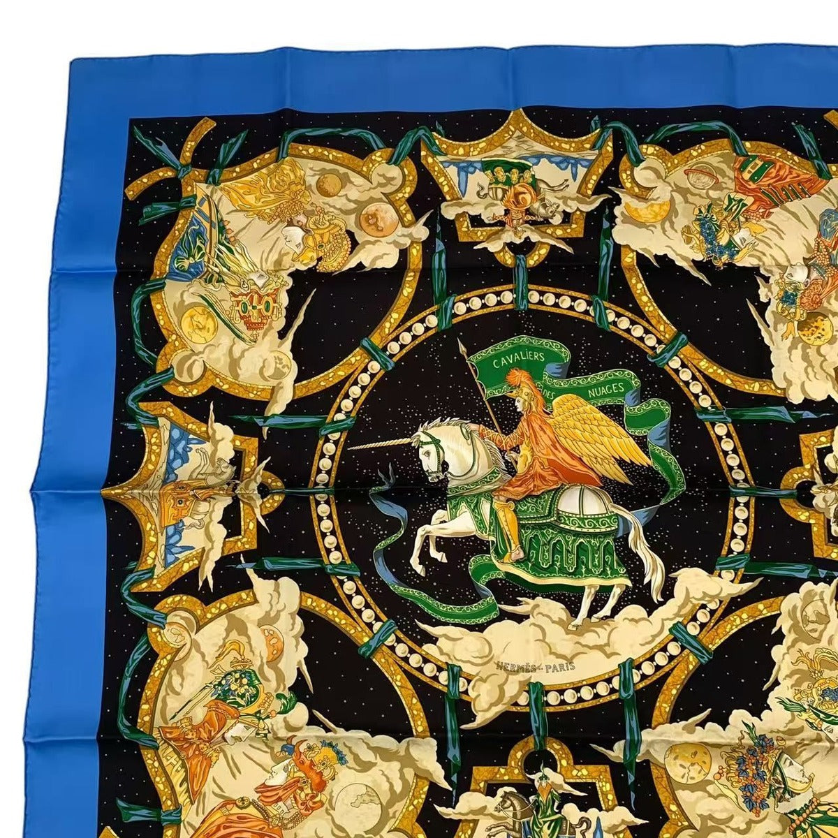 Hermes Scarf Carre 90 le Triomphe du Paladin Victory of the Knights Justice — view 3