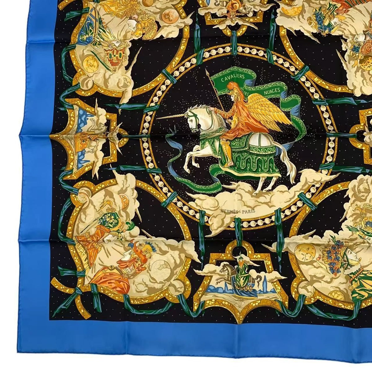 Hermes Scarf Carre 90 le Triomphe du Paladin Victory of the Knights Justice — view 5