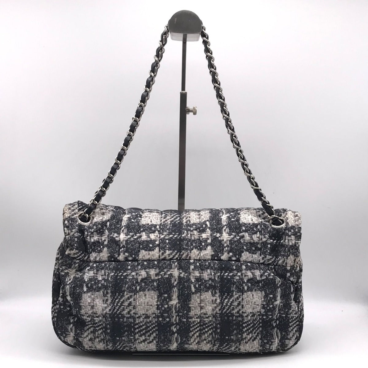 Chanel Nylon Tweed Chain Shoulder Bag Price Negotiation Welcome — view 2