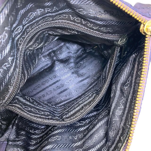 Prada Shoulder Bag Chain Bag Double Chain Shoulder Crossbody Triangle Logo