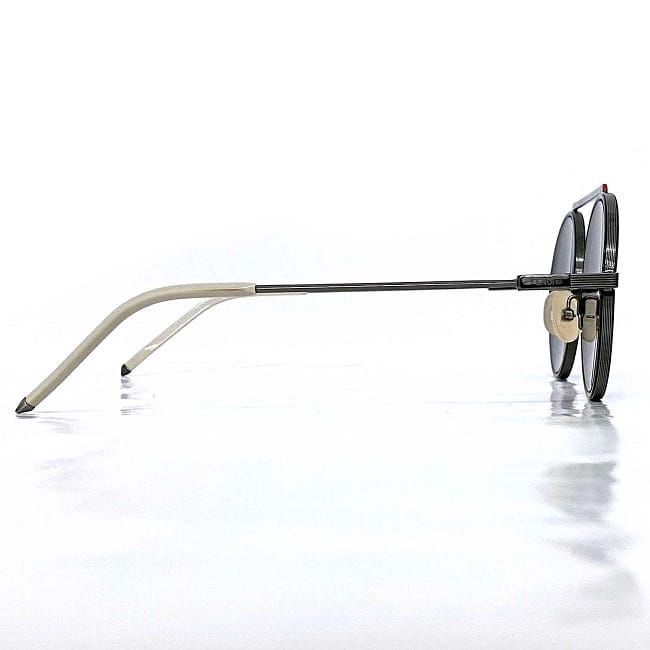 Fendi Mirrored Sunglasses With Mirrored Lenses In Gray Silver White