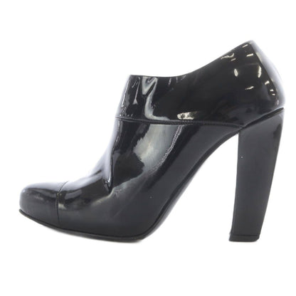 Prada Enamel Booties 35 Black Boot