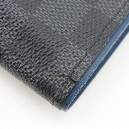 Louis Vuitton Portefeuille Blazer N63266 Damier Graphite Canvas Neptune Black