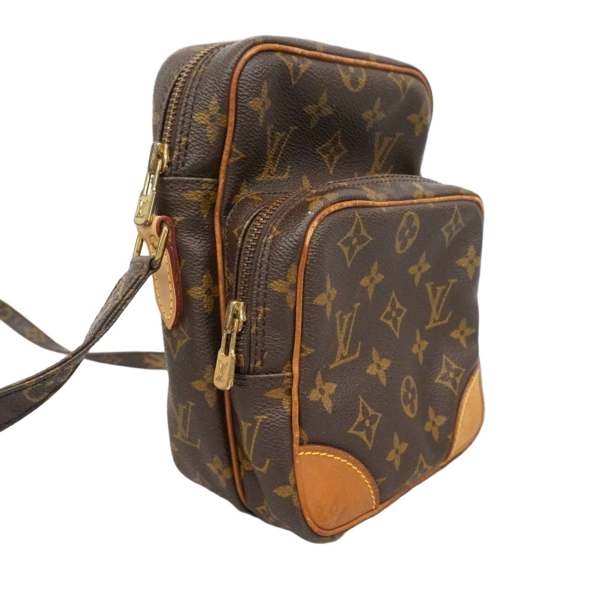 Louis Vuitton Shoulder Bag Monogram Amazon Brown — view 2