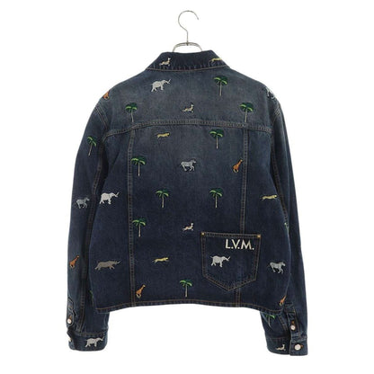 Louis Vuitton Xy3 Animal Embroidery Denim Jacket 50 — view 2