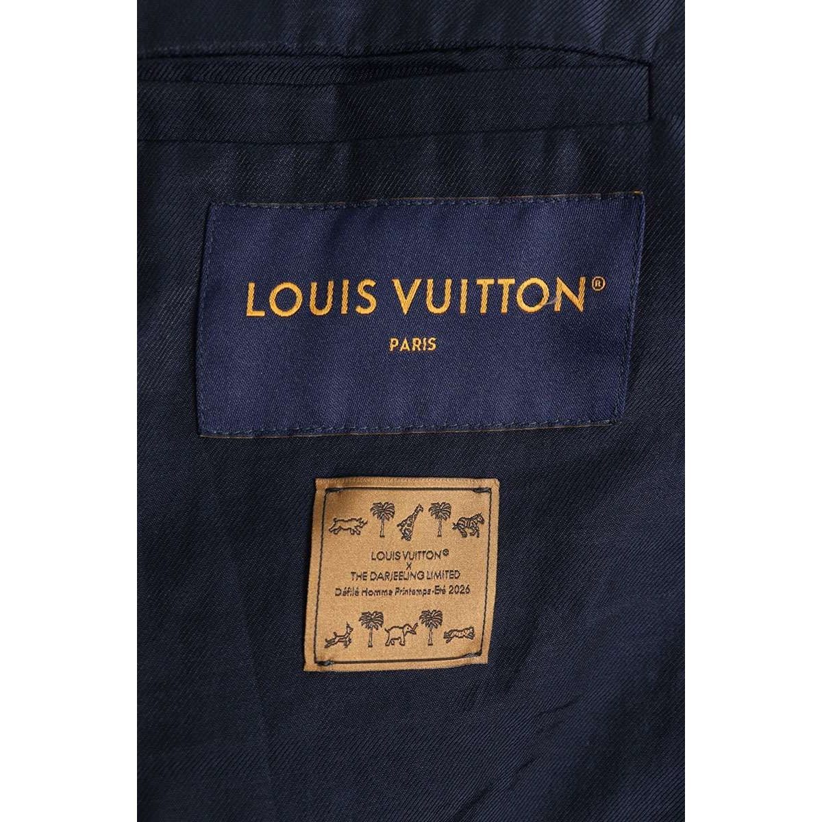 Louis Vuitton Xy3 Animal Embroidery Denim Jacket 50 — view 3
