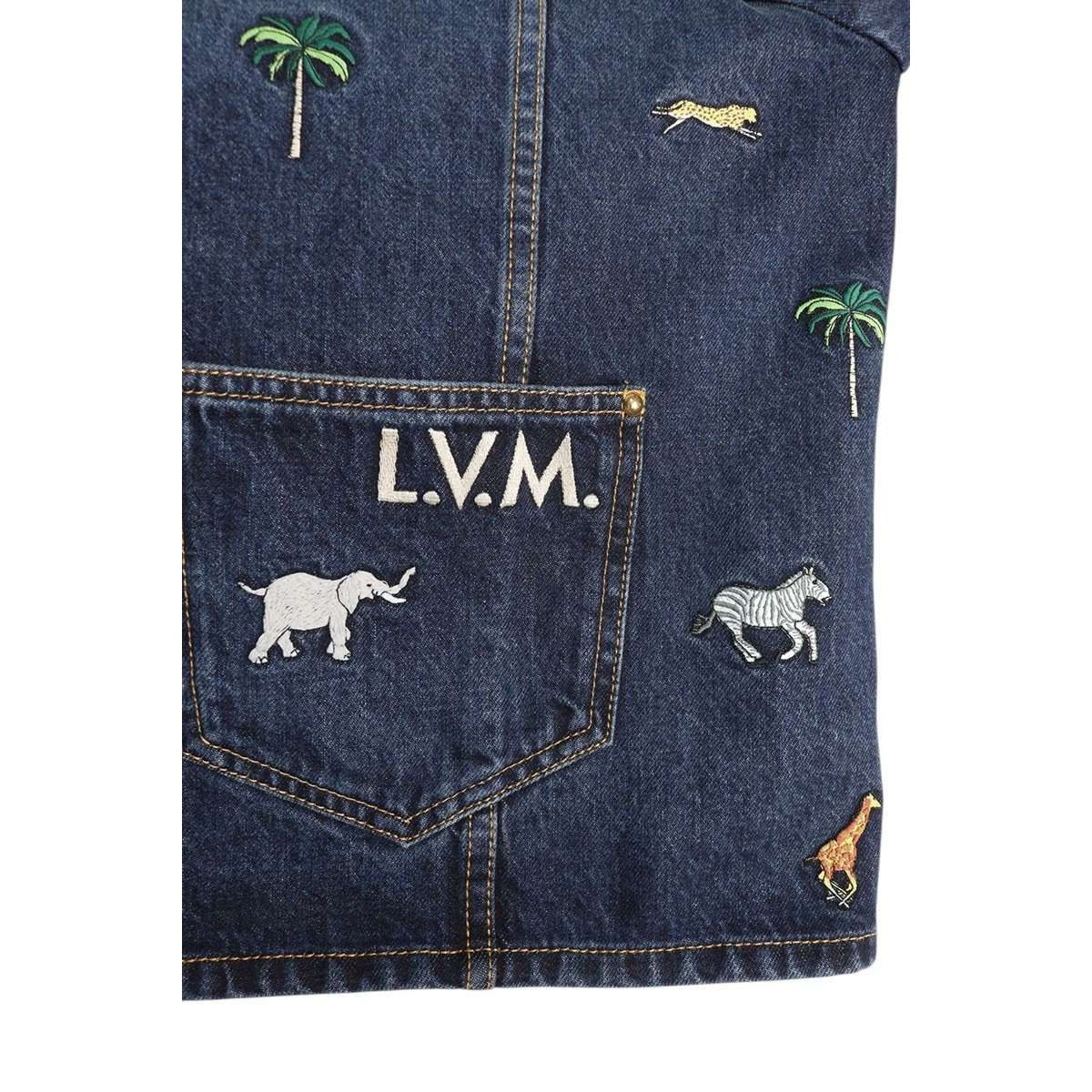 Louis Vuitton Xy3 Animal Embroidery Denim Jacket 50 — view 5
