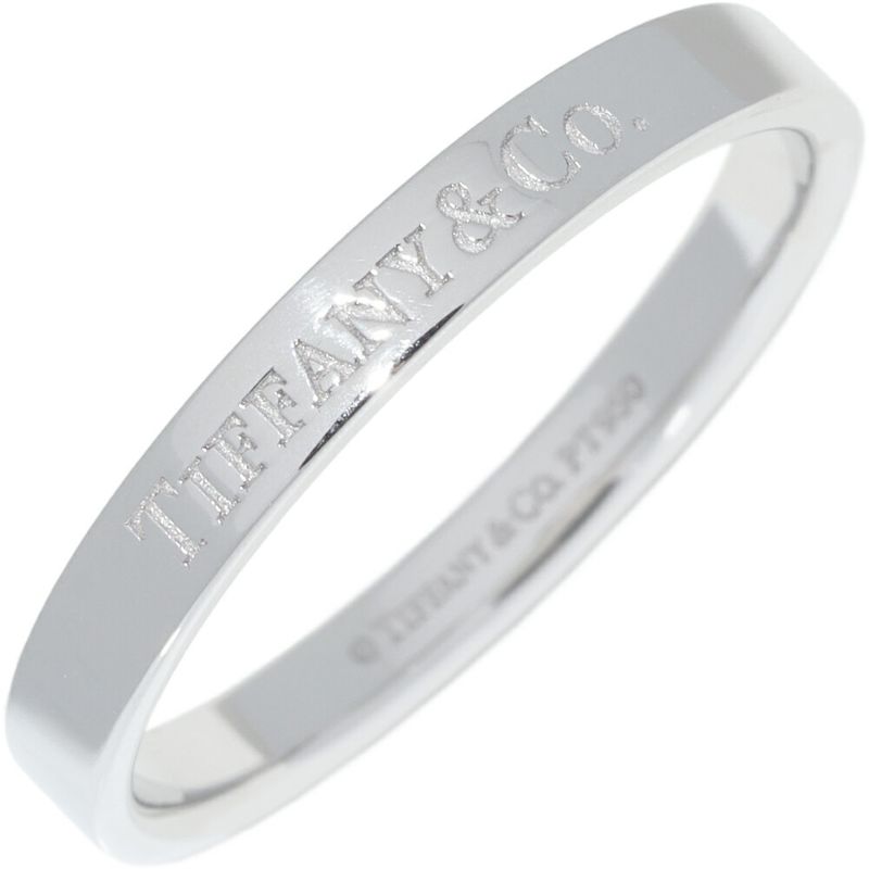 Tiffany & Co Ring Pt950 Flat Band Ring Width 3mm (012in)