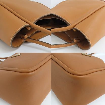Prada Mini Tote Bag 1bg539 Shoulder - Soft Grain Leather Camel