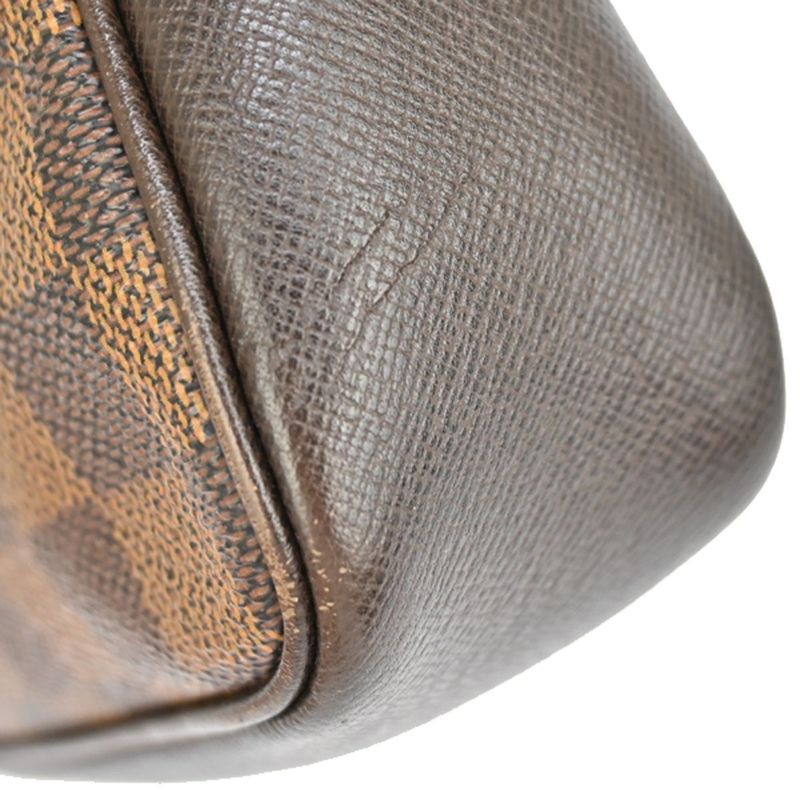 Louis Vuitton Handbag Trousse Makeup Pouch Damier Ebène N51982 70fa257