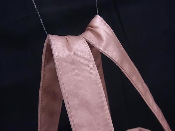 Fendi Bucket Shopping Bag Nylon Tote Women's Pink Beige Fp4609