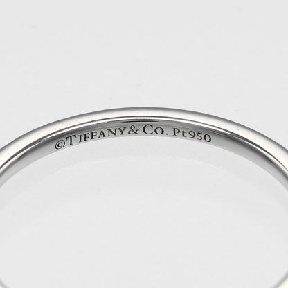 Tiffany & Co True Band 1.5mm (0.06in) Model Pt950platinum 19.5 Men's 3.28g Ring
