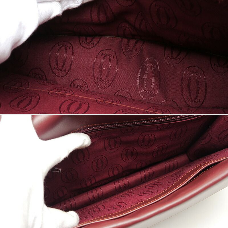 Cartier Shoulder Bag Must Bordeaux Crossbody