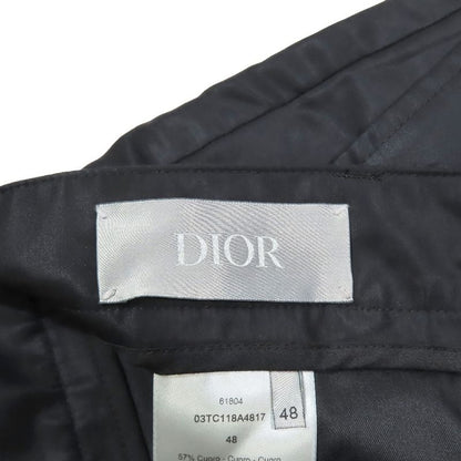 DIOR Tuck Shorts Slacks Half Pants Wide 03tc118a4817 Cupra Bottoms Black 48