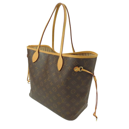 Louis Vuitton Neverfull MM Brown Monogram Canvas Tote Bag — view 2