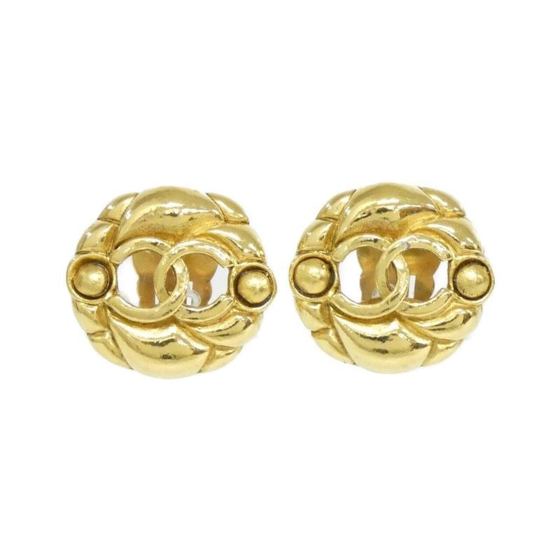 Chanel Classic Gold Earrings