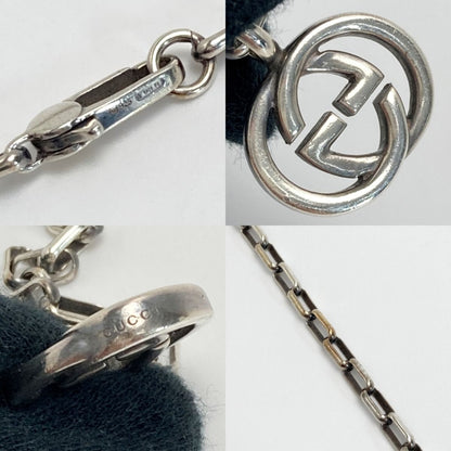 Gucci Interlocking G Necklace 295710 Silver Ag925