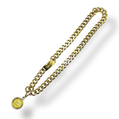 Chanel Belt CC Logo Coin Gold — view 2