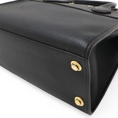 Louis Vuitton City Steamer PM Handbag 2WAY Shoulder Bag Leather Noir Black