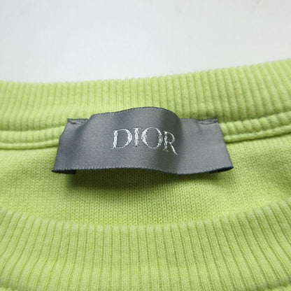 Dior Homme Dior Homme 23ss Brand Logo Pile Short Sleeve T-Shirt Top Yellow Size