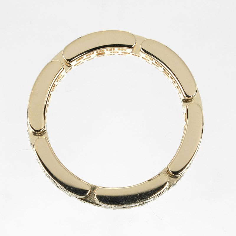 Cartier Maillon Panther 3-row 18K Yellow Gold And Fully Paved With Diamonds