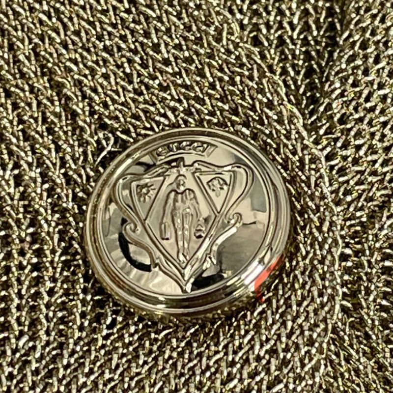 Gucci Cardigan Top Long Sleeves Gold Size L