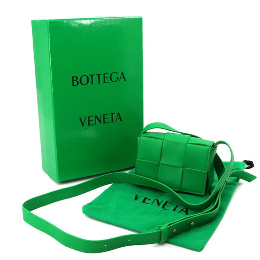 Exhibited Bottega Veneta Intrecciato Candy Cassette Shoulder Bag Leather